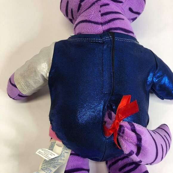 Build-A-Bear HG Honey Girls Teegan Plush 20" Purple Tiger Cat Stuffed Animal - Picture 7 of 13